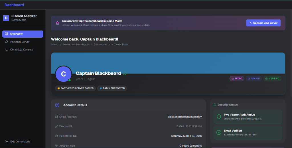 CoralStats: AI-Powered Discord Analytics